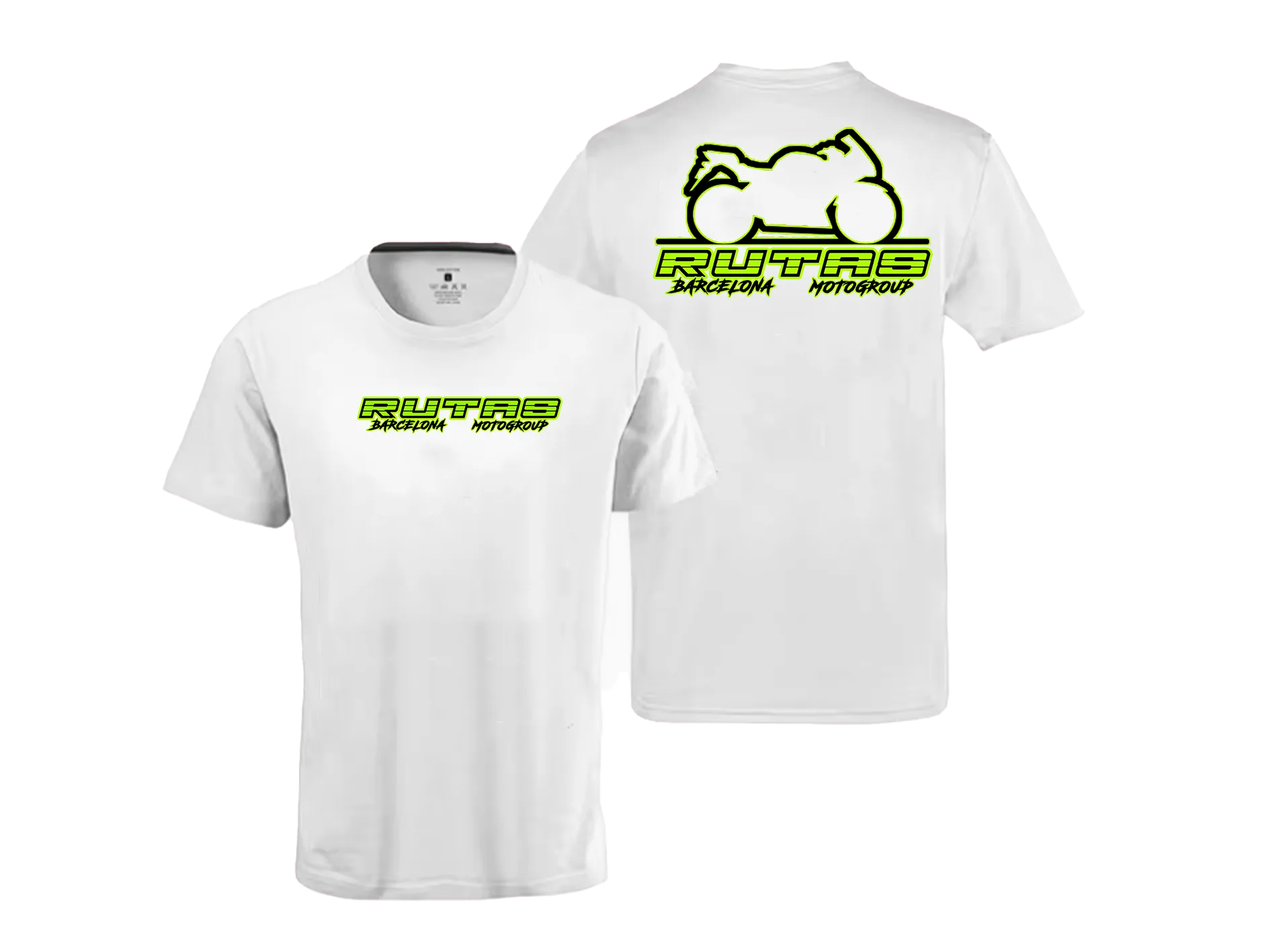 Camiseta Algodón Manga Corta Blanco PNG