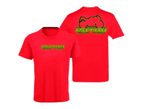 Camiseta Algodón Manga Corta Roja PNG