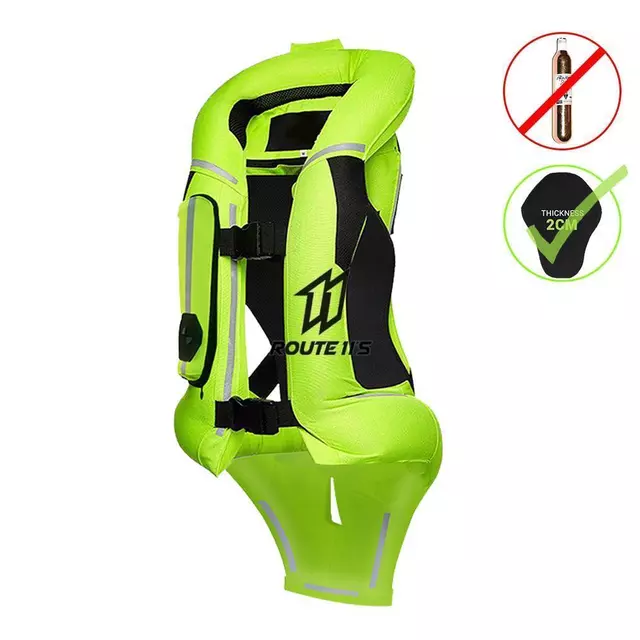 Chaleco Airbag Para Moto Vest 4 Amarillo Fluor