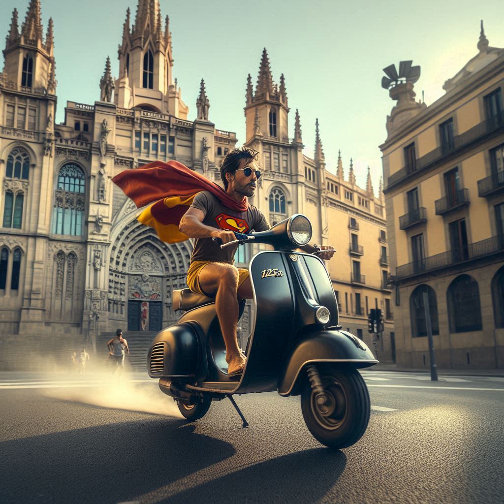 Vespa 125cc SuperMan Capa Moto