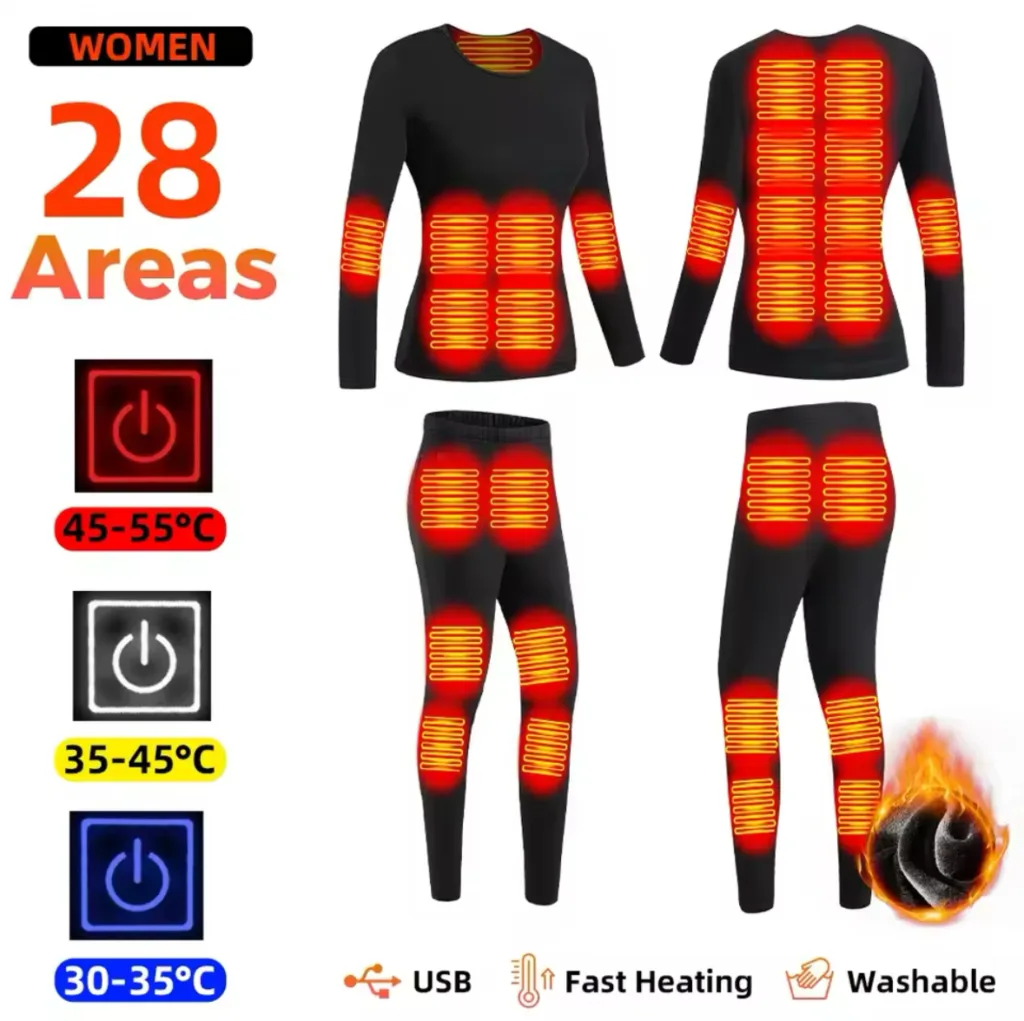 jersey y pantalón calefactables de invierno para moto de aliexpress y amazon