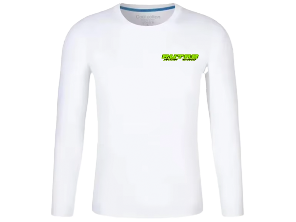 Rutas Barcelona Moto Group (RutasBcnMG) Camiseta Algodón Manga Larga Blanco PNG