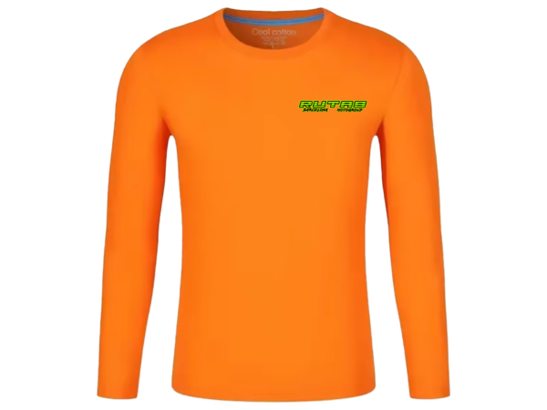 Rutas Barcelona Moto Group (RutasBcnMG) Camiseta Algodón Manga Larga Naranja PNG